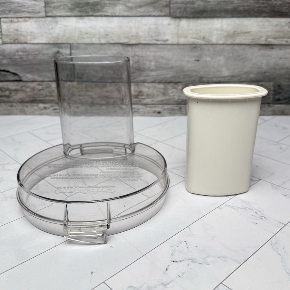 Cuisinart Food Processor DLC-5 Replacement Lid Cover DLC-104TX Pusher DLC-106TX
